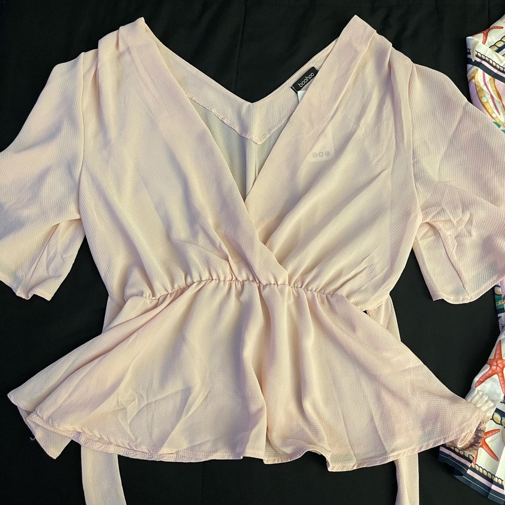 Blush blouse